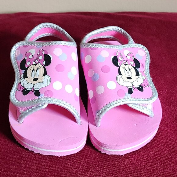 Disney Toddler Minnie Mouse Sandles Size 5/6 New - Picture 1 of 8